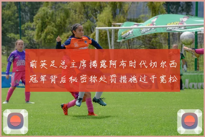 前英足总主席揭露阿布时代切尔西冠军背后秘密称处罚措施过于宽松
